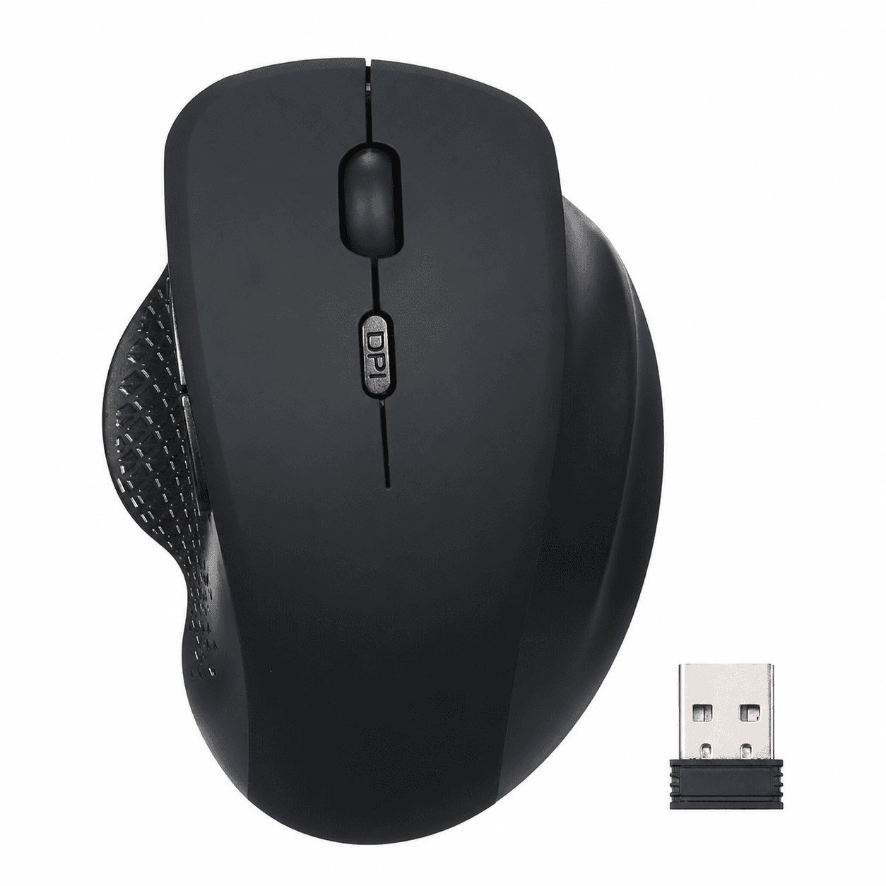 2.4G WIRELESS OPTICAL VERTICAL MOUSE – 6 KEYS ERGONOMIC